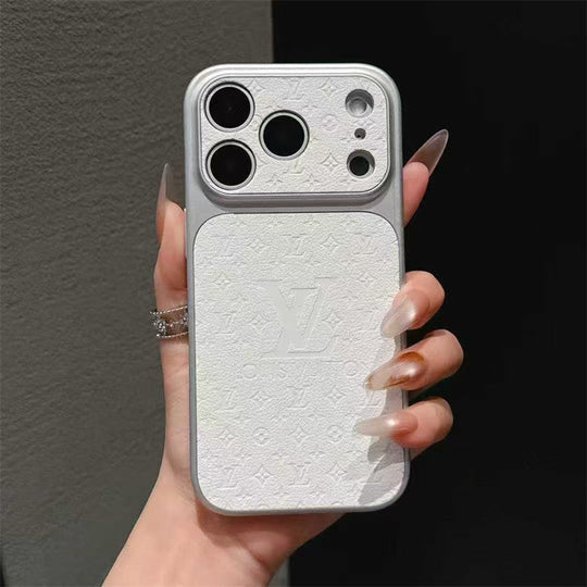 Orange Fibre Phone Case – Elegant Designer Style for iPhone 17 / 16 / 15 / 14