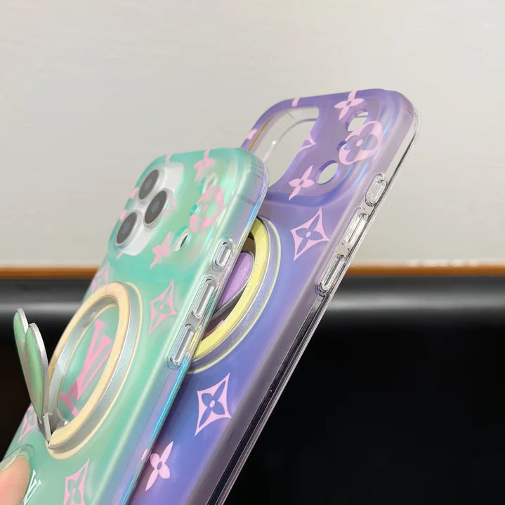 Colorful Heart Magnetic iPhone Case – Designer Style for iPhone 17 / 16 / 15 / 14 / 13