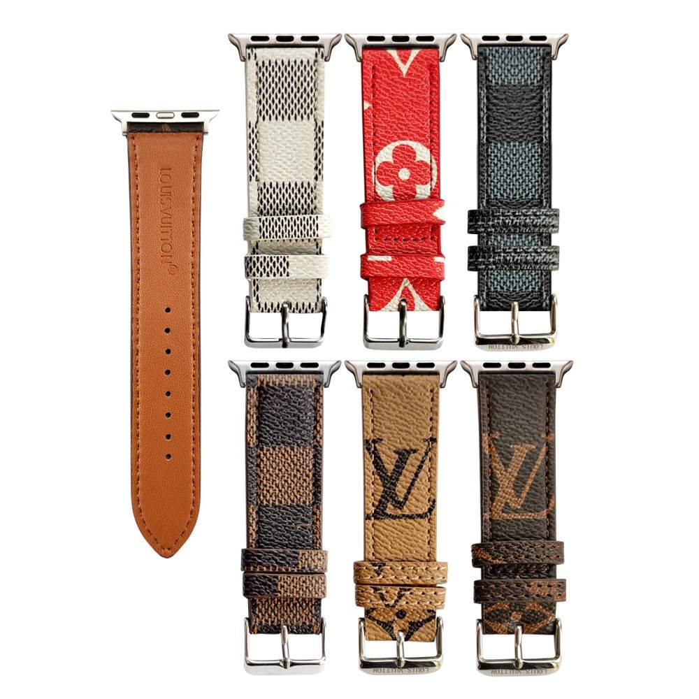 Brown Luxury Classic Strap For Apple Watch