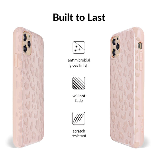 Nude Leopard iPhone Case – Trendy Protective Phone Cover