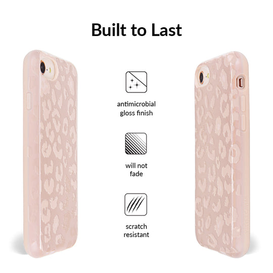 Nude Leopard iPhone Case – Trendy Protective Phone Cover