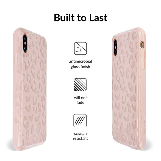 Nude Leopard iPhone Case – Trendy Protective Phone Cover