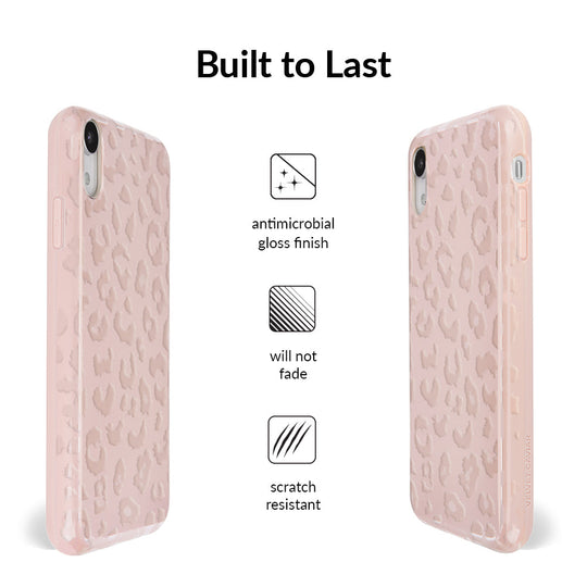 Nude Leopard iPhone Case – Trendy Protective Phone Cover