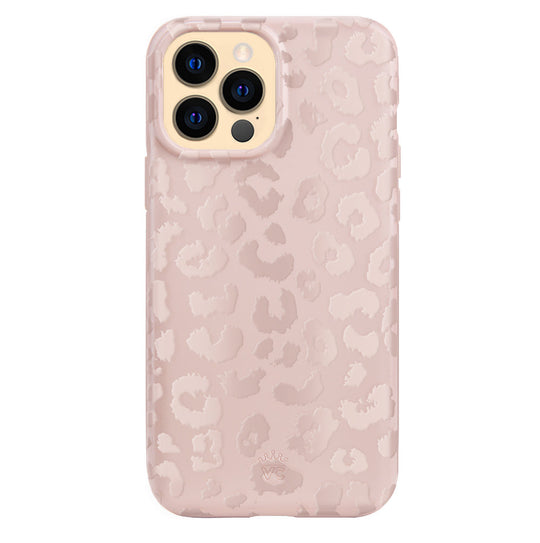 Nude Leopard iPhone Case – Trendy Protective Phone Cover