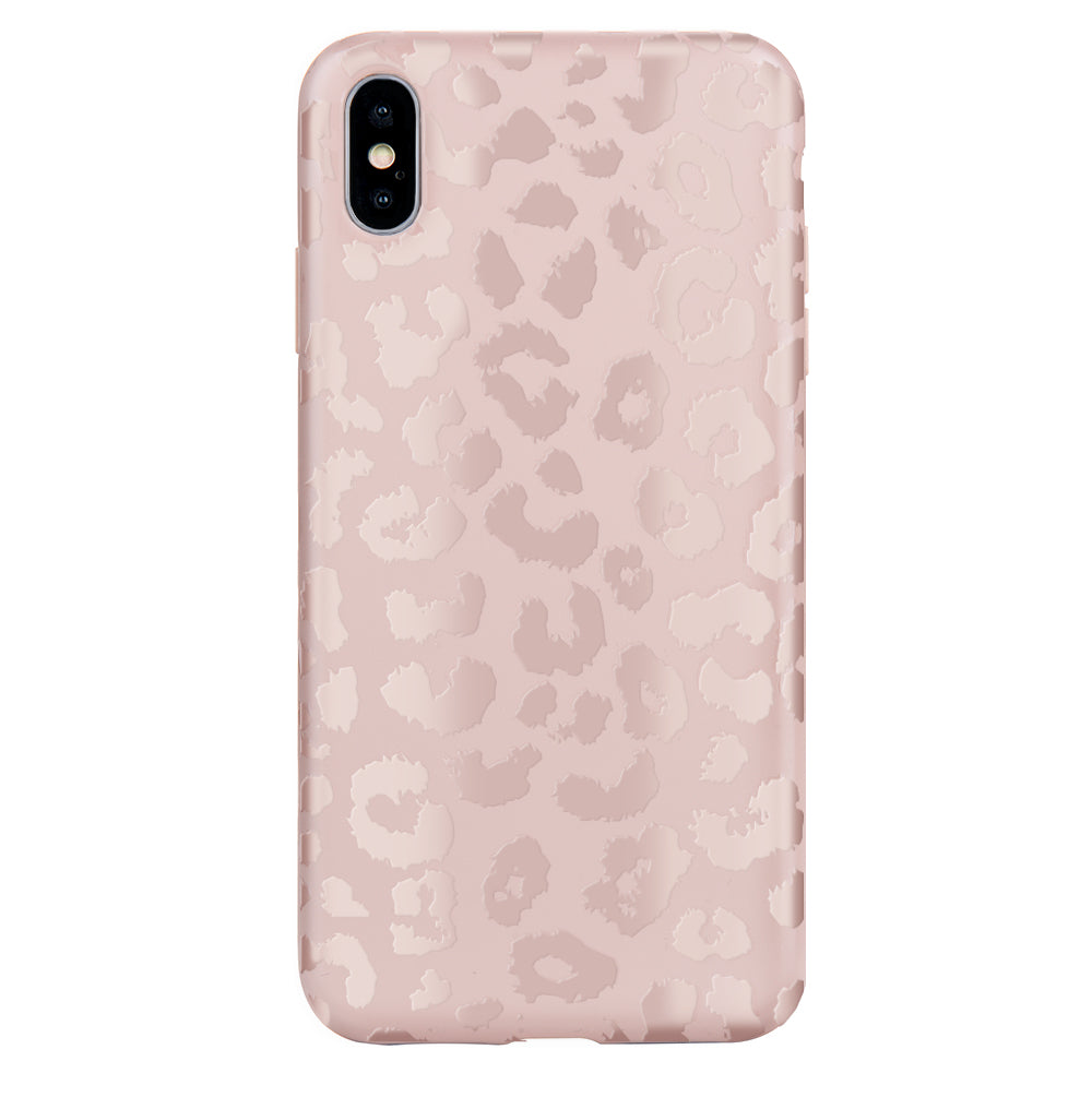 Nude Leopard iPhone Case – Trendy Protective Phone Cover