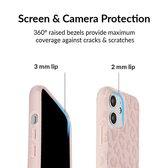 Nude Leopard iPhone Case – Trendy Protective Phone Cover