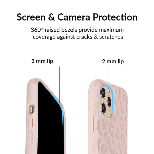 Nude Leopard iPhone Case – Trendy Protective Phone Cover
