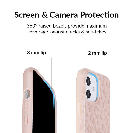 Nude Leopard iPhone Case – Trendy Protective Phone Cover