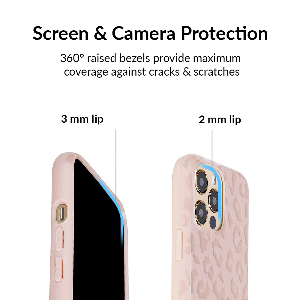 Nude Leopard iPhone Case – Trendy Protective Phone Cover