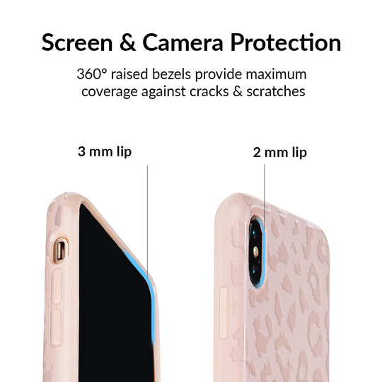 Nude Leopard iPhone Case – Trendy Protective Phone Cover