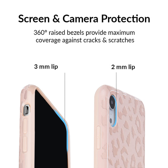 Nude Leopard iPhone Case – Trendy Protective Phone Cover