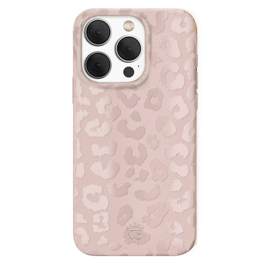 Nude Leopard iPhone Case – Trendy Protective Phone Cover