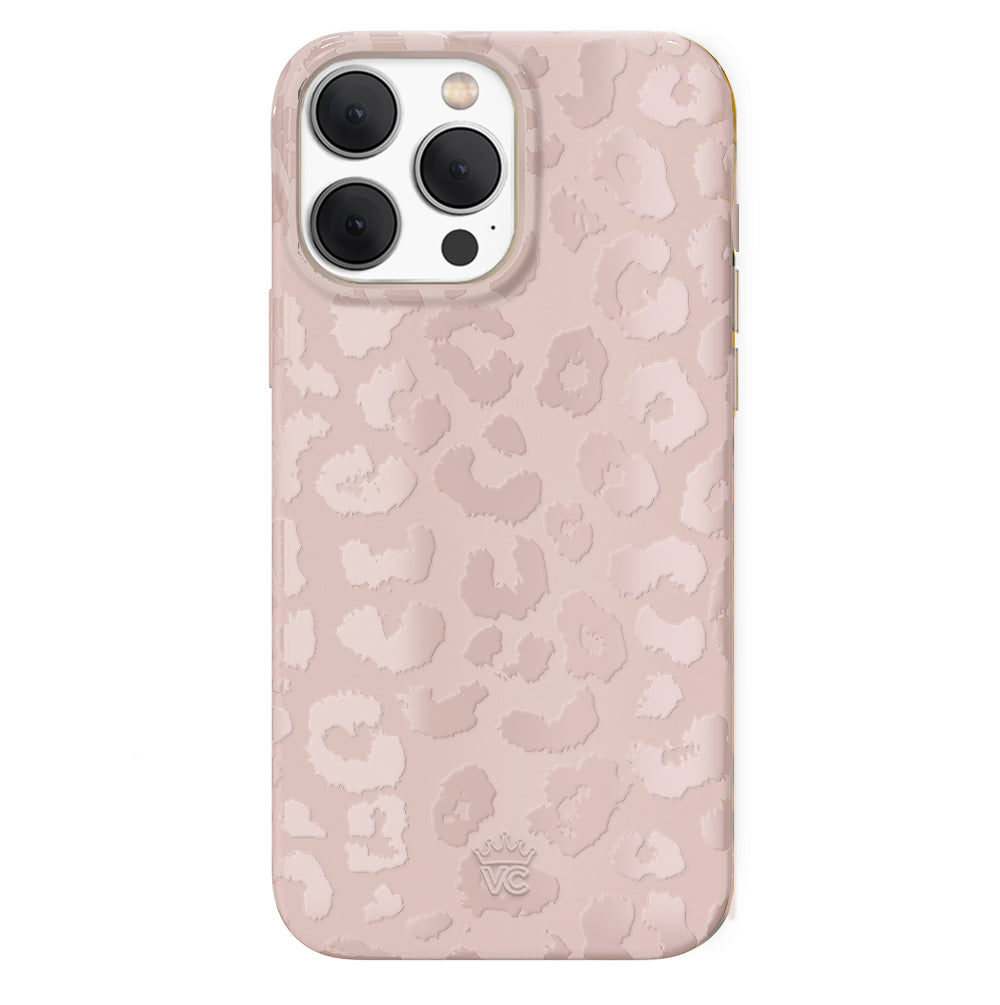Nude Leopard iPhone Case – Trendy Protective Phone Cover