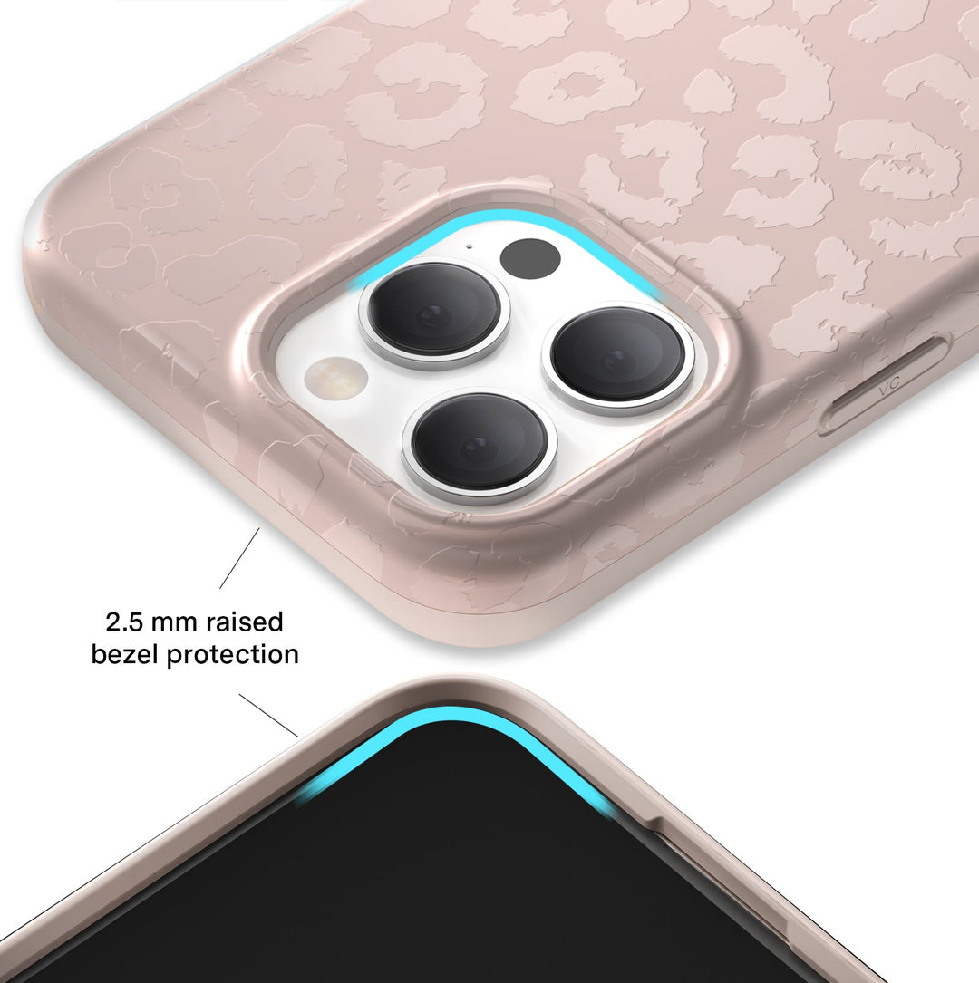Nude Leopard iPhone Case – Trendy Protective Phone Cover