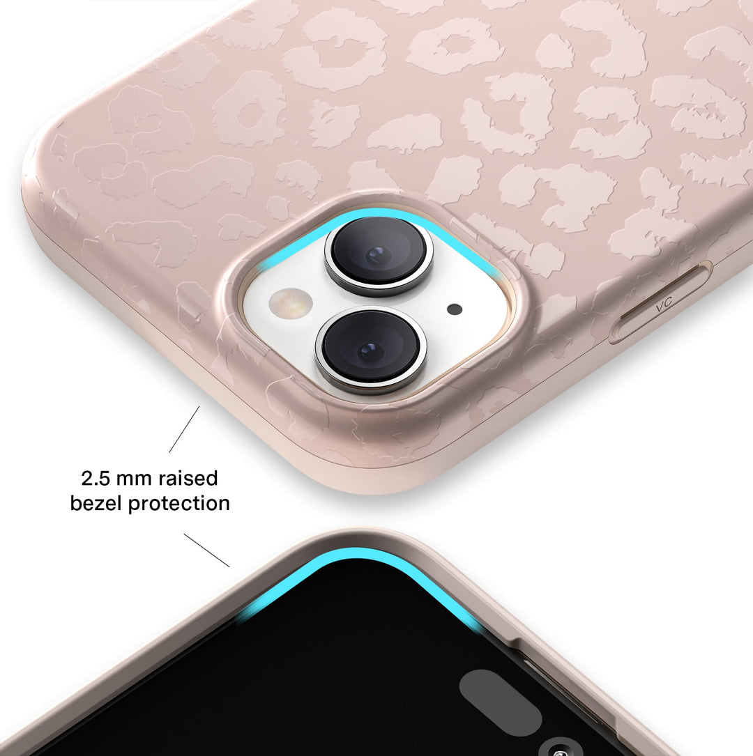 Nude Leopard iPhone Case – Trendy Protective Phone Cover