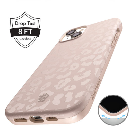 Nude Leopard iPhone Case – Trendy Protective Phone Cover