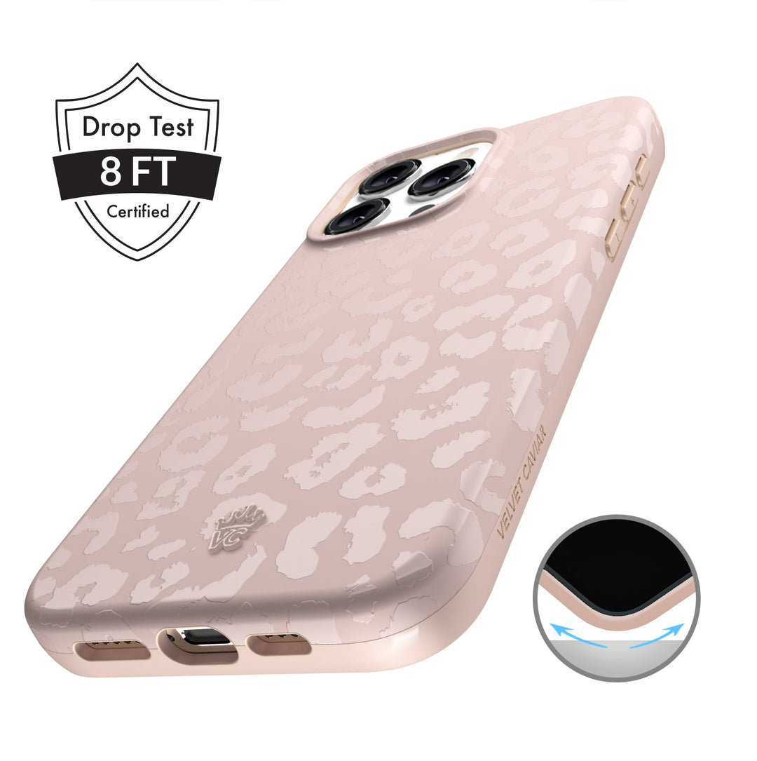 Nude Leopard iPhone Case – Trendy Protective Phone Cover
