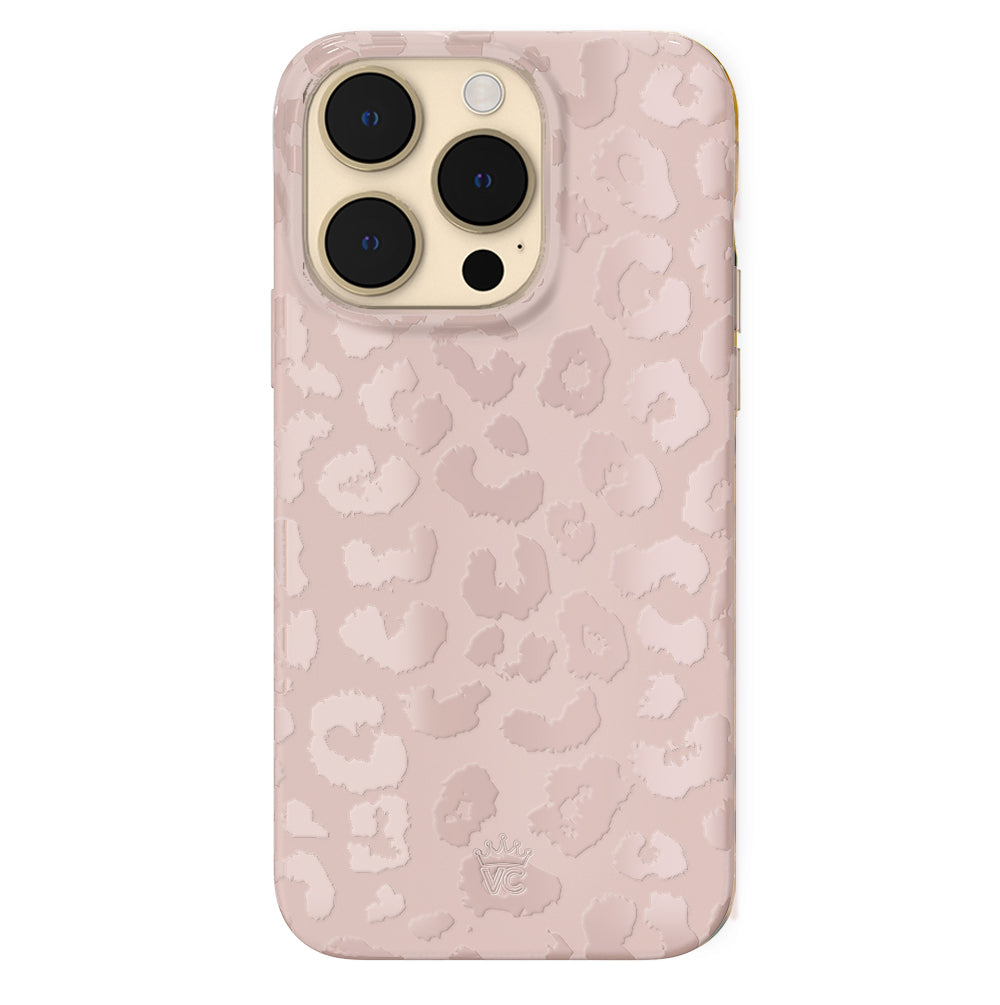 Nude Leopard iPhone Case – Trendy Protective Phone Cover
