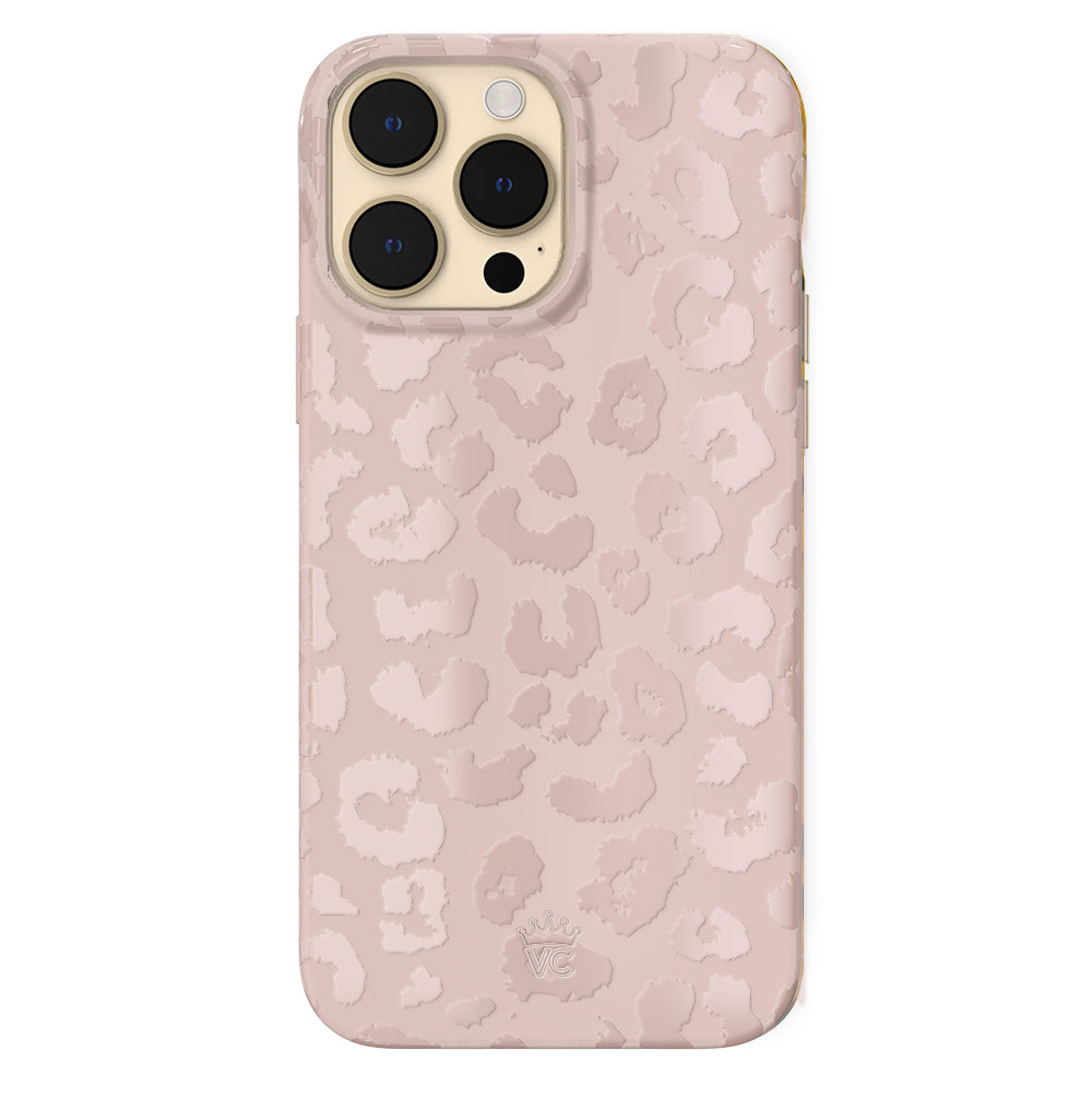 Nude Leopard iPhone Case – Trendy Protective Phone Cover