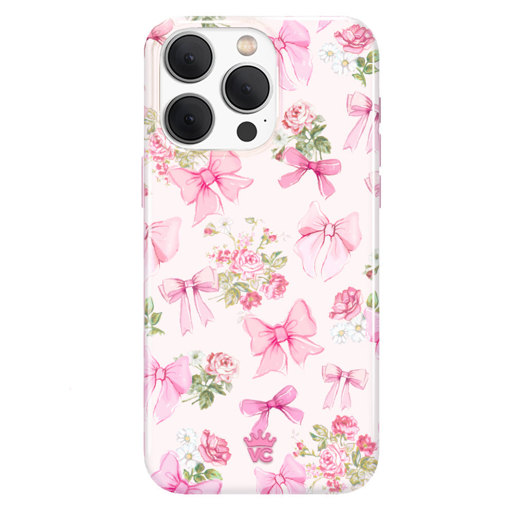 Posie Pink Bow iPhone Case – Cute Aesthetic Phone Cover