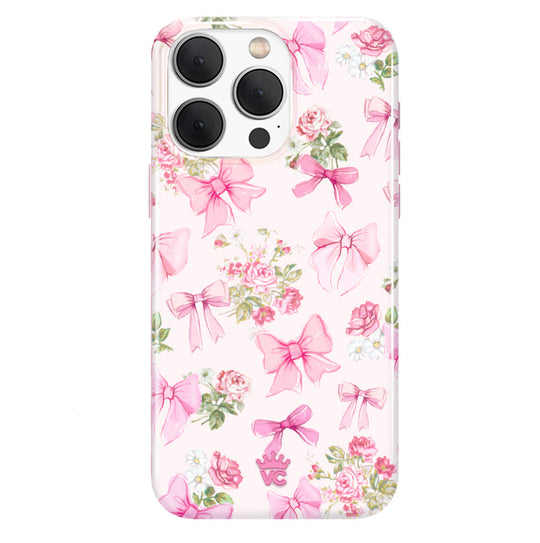 Posie Pink Bow iPhone Case – Cute Aesthetic Phone Cover