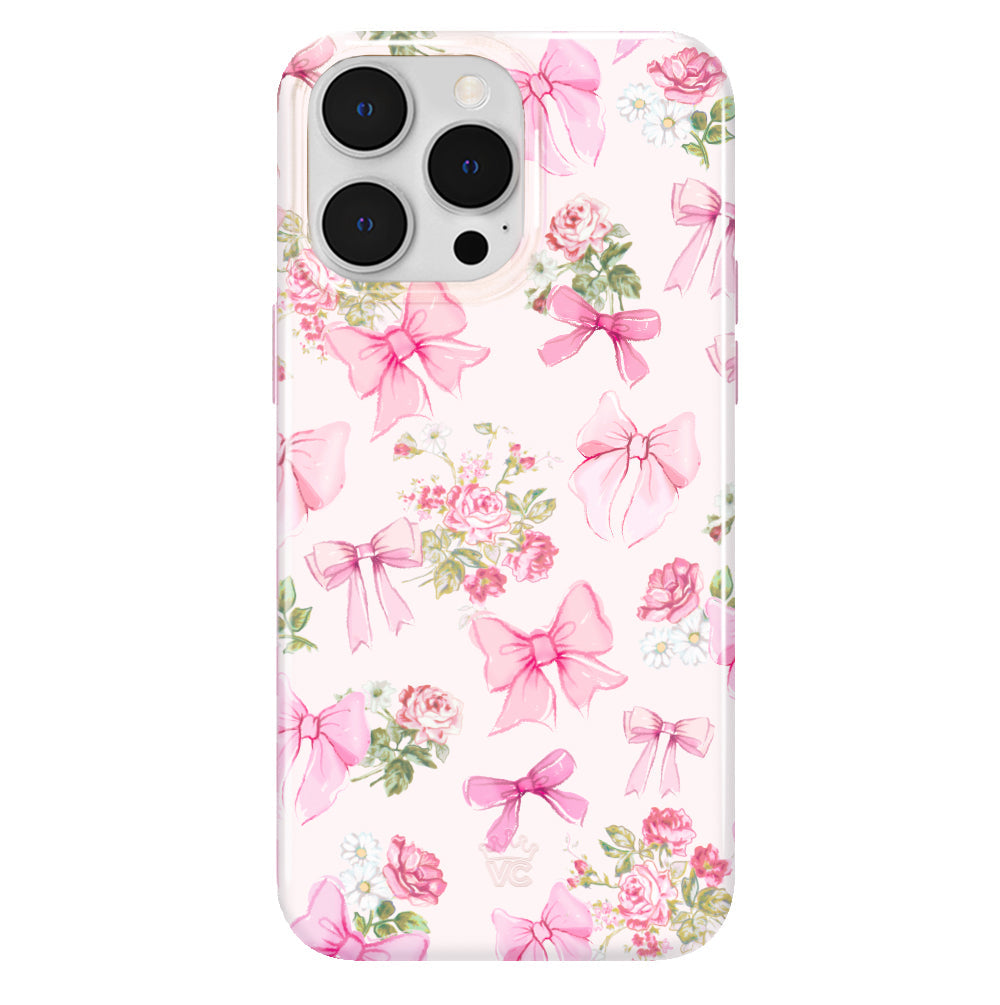Posie Pink Bow iPhone Case – Cute Aesthetic Phone Cover