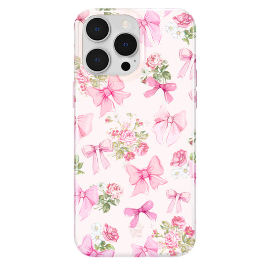 Posie Pink Bow iPhone Case – Cute Aesthetic Phone Cover