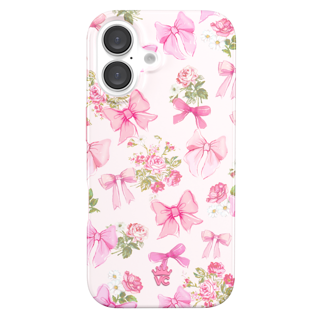 Posie Pink Bow iPhone Case – Cute Aesthetic Phone Cover