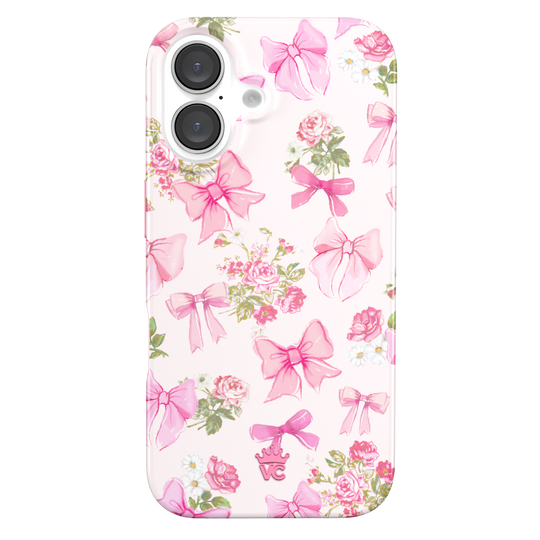 Posie Pink Bow iPhone Case – Cute Aesthetic Phone Cover
