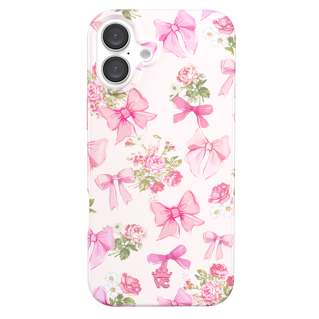 Posie Pink Bow iPhone Case – Cute Aesthetic Phone Cover