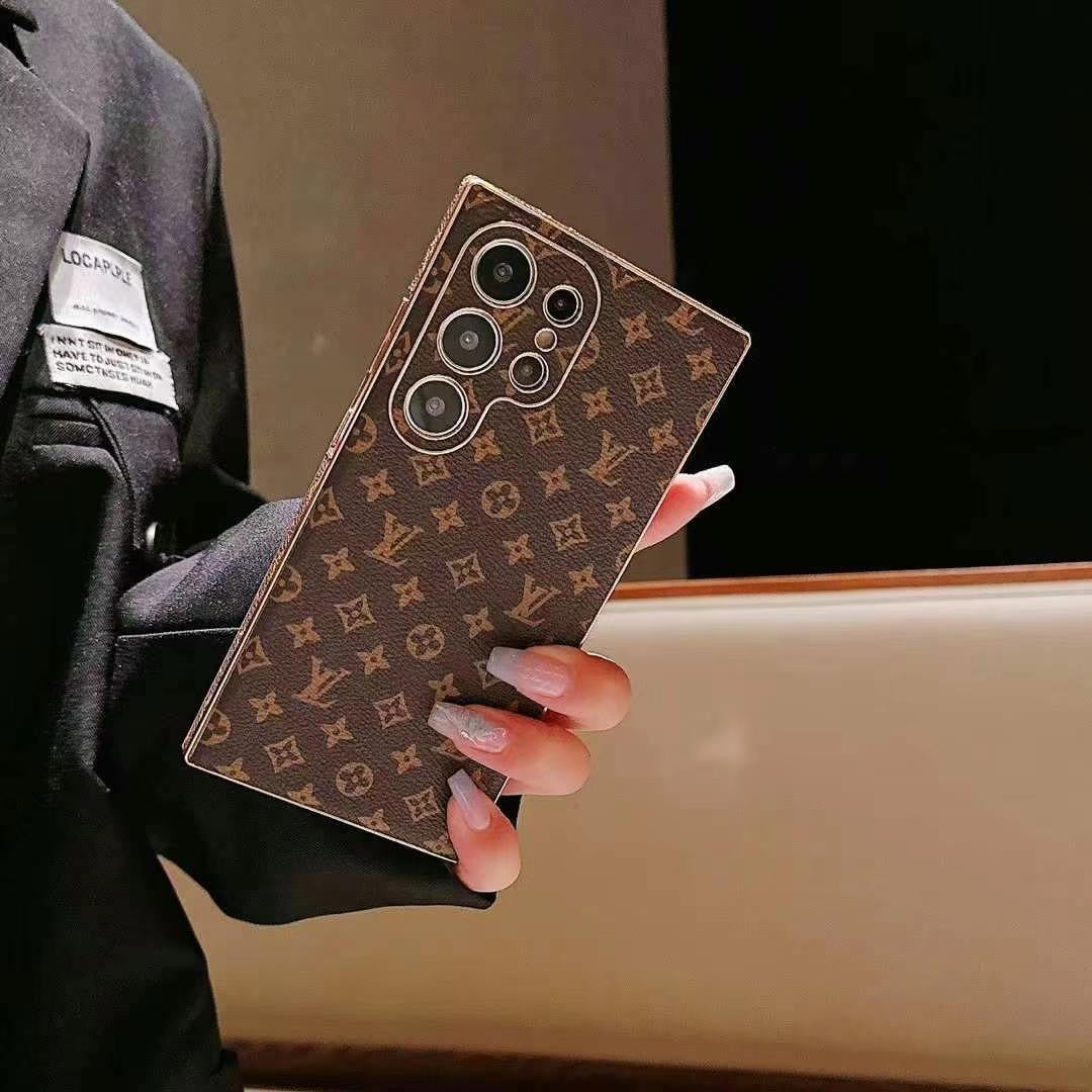 Brown Monogram Samsung Galaxy Case – Luxury Designer Wallet Style Cover