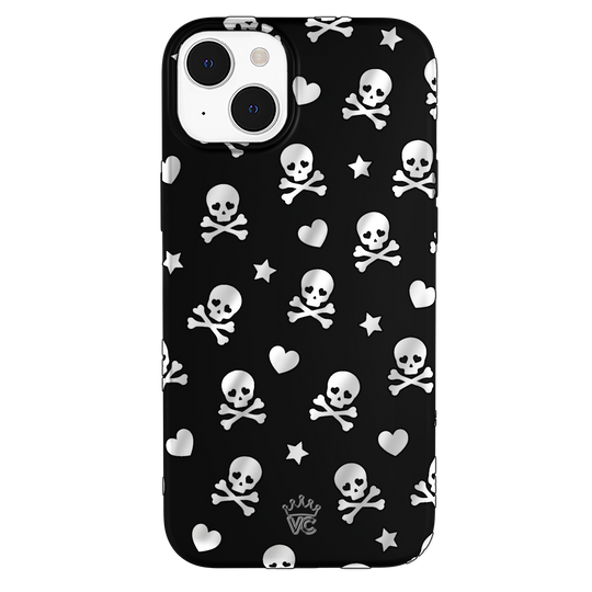 Chrome Skulls iPhone Case – Aesthetic Shockproof Phone Cover