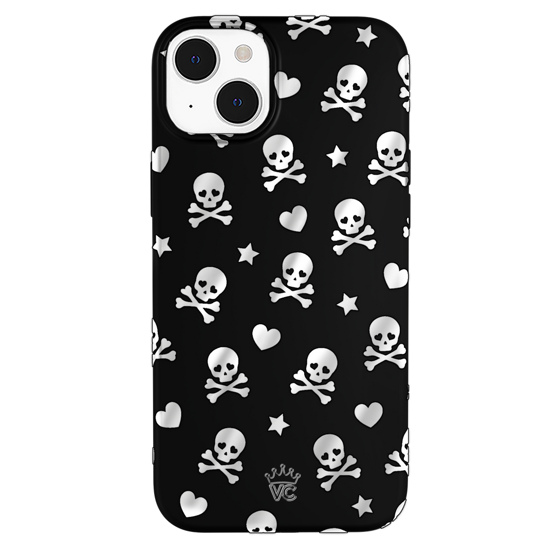 Chrome Skulls iPhone Case – Aesthetic Shockproof Phone Cover