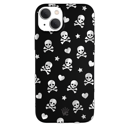 Chrome Skulls iPhone Case – Aesthetic Shockproof Phone Cover
