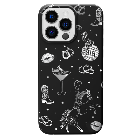 Disco Cowgirl iPhone Case – Trendy Protective Phone Cover