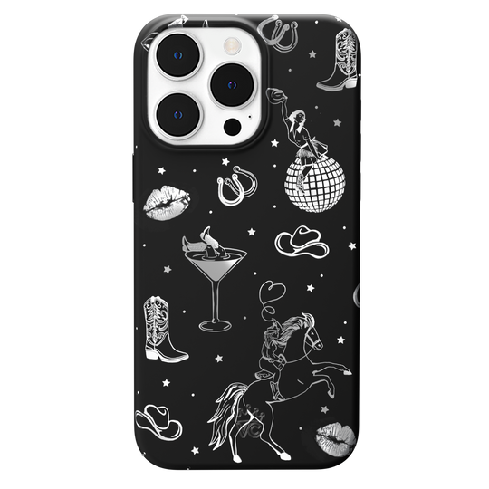 Disco Cowgirl iPhone Case – Trendy Protective Phone Cover