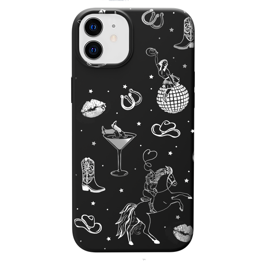 Disco Cowgirl iPhone Case – Trendy Protective Phone Cover