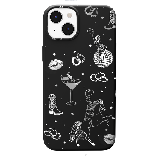 Disco Cowgirl iPhone Case – Trendy Protective Phone Cover