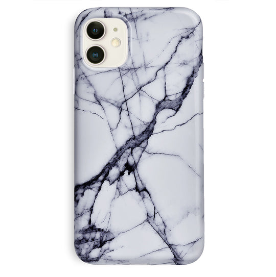 White & Gray Marble iPhone Case – Trendy Protective Phone Cover
