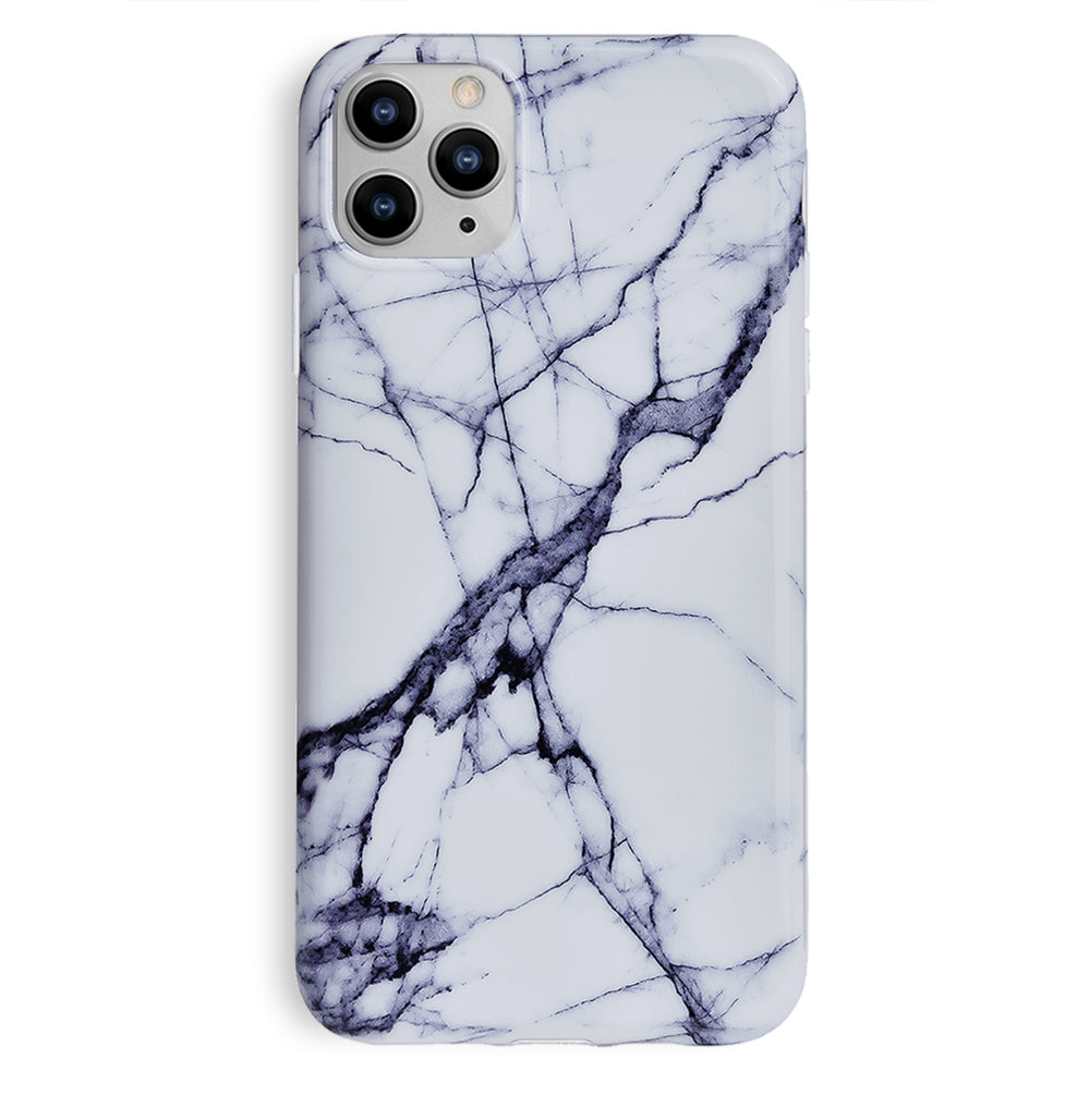 White & Gray Marble iPhone Case – Trendy Protective Phone Cover