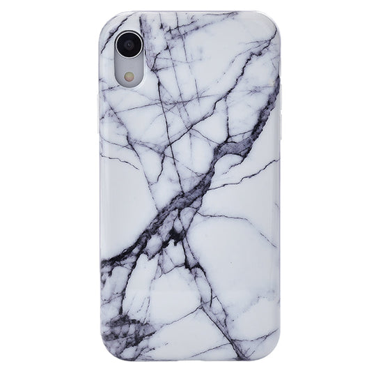 White & Gray Marble iPhone Case – Trendy Protective Phone Cover